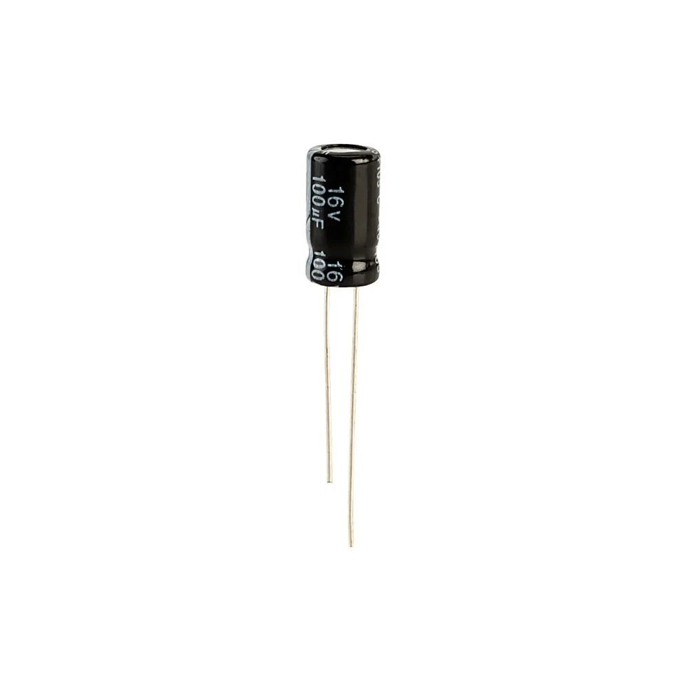 100uF 16V 10x 16 Electrolytic Capacitor (Pack of 5)