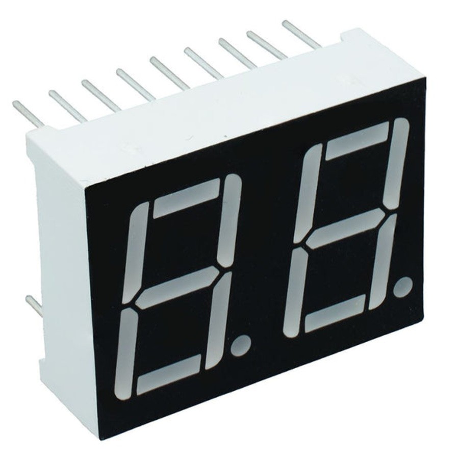 0.56 inch  2 Digit 7 Segment LED Display